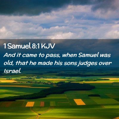 1 Samuel 8:1 KJV Free Bible Images