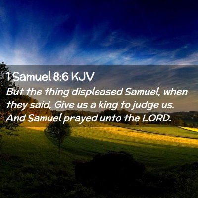 1 Samuel 8:6 KJV Free Bible Images