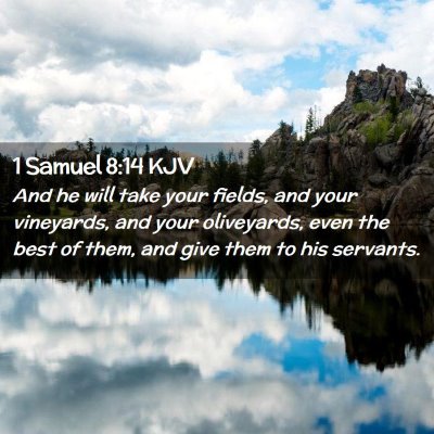 1 Samuel 8:14 KJV Free Bible Images