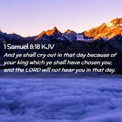 1 Samuel 8:18 KJV Free Bible Images