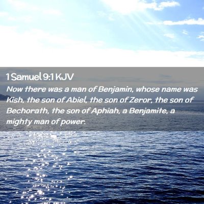 1 Samuel 9:1 KJV Free Bible Images