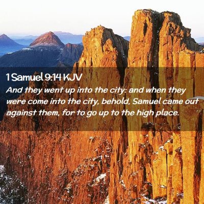 1 Samuel 9:14 KJV Free Bible Images