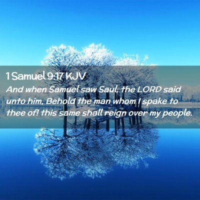 1 Samuel 9:17 KJV Free Bible Images