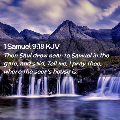 1 Samuel 9:18 KJV Free Bible Images