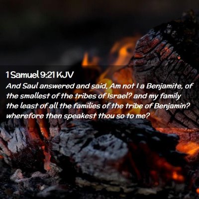 1 Samuel 9:21 KJV Free Bible Images