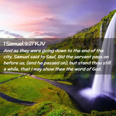 1 Samuel 9:27 KJV Free Bible Images