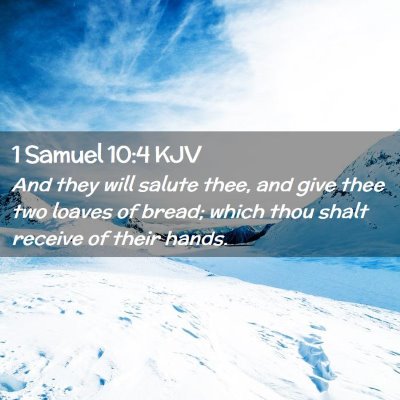 1 Samuel 10:4 KJV Free Bible Images