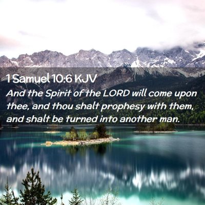 1 Samuel 10:6 KJV Free Bible Images