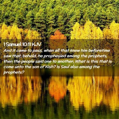 1 Samuel 10:11 KJV Free Bible Images