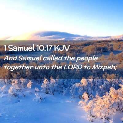 1 Samuel 10:17 KJV Free Bible Images