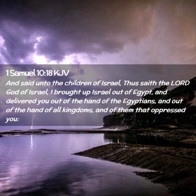 1 Samuel 10:18 KJV Free Bible Images