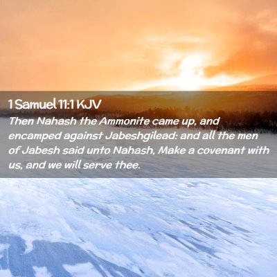 1 Samuel 11:1 KJV Free Bible Images