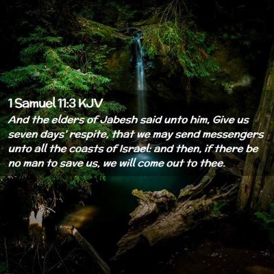 1 Samuel 11:3 KJV Free Bible Images