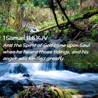 1 Samuel 11:6 KJV Free Bible Images