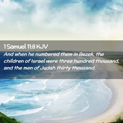 1 Samuel 11:8 KJV Free Bible Images