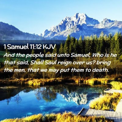 1 Samuel 11:12 KJV Free Bible Images