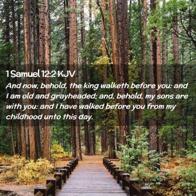 1 Samuel 12:2 KJV Free Bible Images