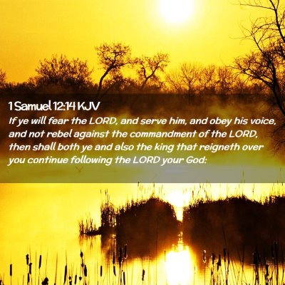 1 Samuel 12:14 KJV Free Bible Images