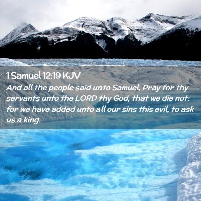 1 Samuel 12:19 KJV Free Bible Images