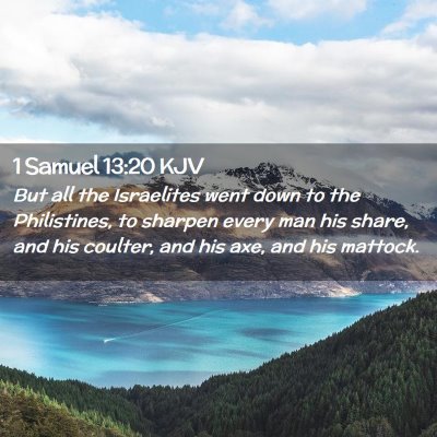 1 Samuel 13:20 KJV Free Bible Images