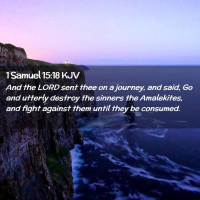 1 Samuel 15:18 KJV Free Bible Images