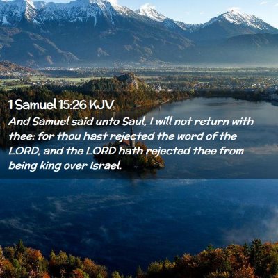 1 Samuel 15:26 KJV Free Bible Images