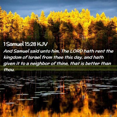 1 Samuel 15:28 KJV Free Bible Images