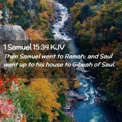 1 Samuel 15:34 KJV Free Bible Images