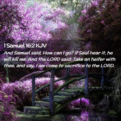 1 Samuel 16:2 KJV Free Bible Images