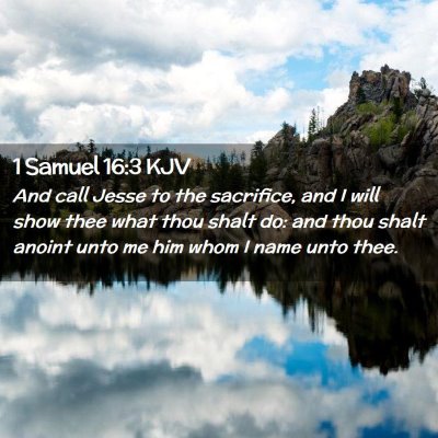 1 Samuel 16:3 KJV Free Bible Images