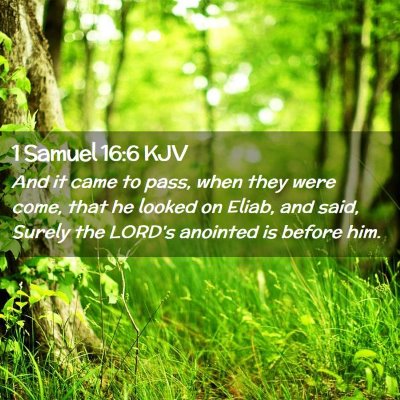 1 Samuel 16:6 KJV Free Bible Images