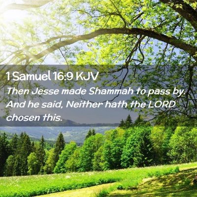 1 Samuel 16:9 KJV Free Bible Images