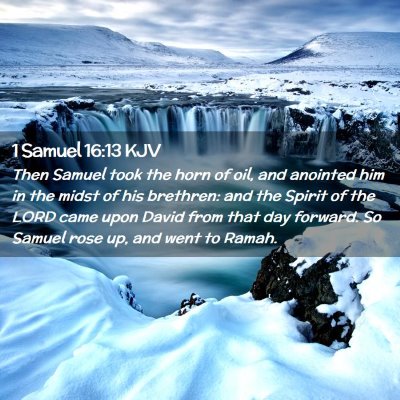 1 Samuel 16:13 KJV Free Bible Images