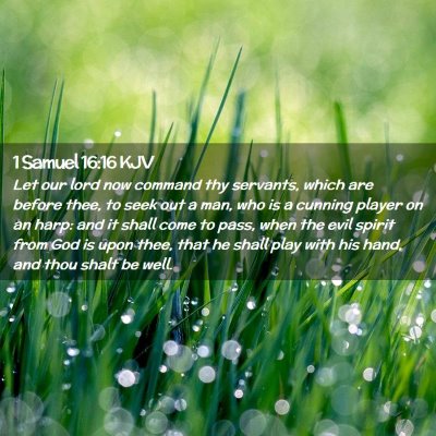 1 Samuel 16:16 KJV Free Bible Images