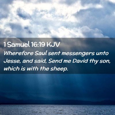 1 Samuel 16:19 KJV Free Bible Images