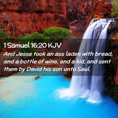 1 Samuel 16:20 KJV Free Bible Images