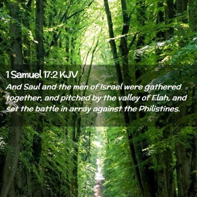 1 Samuel 17:2 KJV Free Bible Images