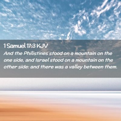 1 Samuel 17:3 KJV Free Bible Images