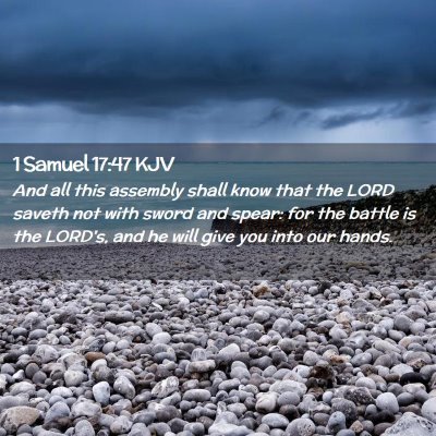 1 Samuel 17:47 KJV Free Bible Images