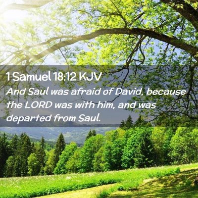 1 Samuel 18:12 KJV Free Bible Images