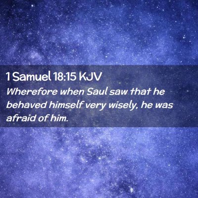 1 Samuel 18:15 KJV Free Bible Images