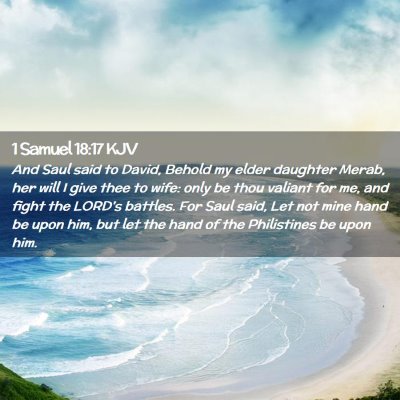 1 Samuel 18:17 KJV Free Bible Images