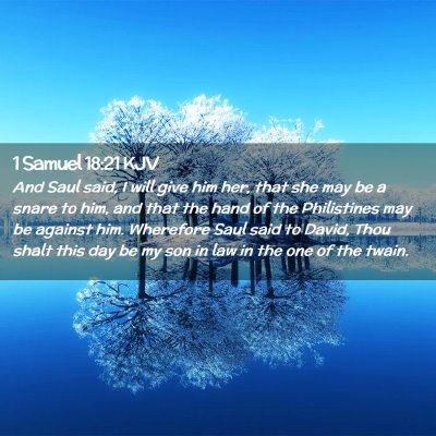 1 Samuel 18:21 KJV Free Bible Images