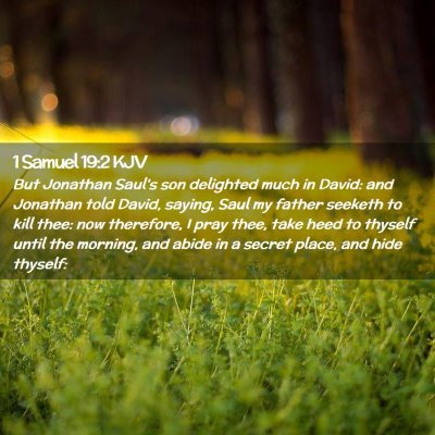 1 Samuel 19:2 KJV Free Bible Images