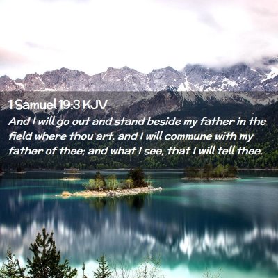 1 Samuel 19:3 KJV Free Bible Images