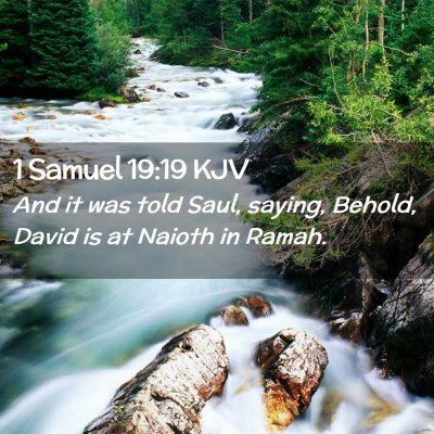 1 Samuel 19:19 KJV Free Bible Images