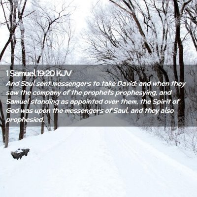 1 Samuel 19:20 KJV Free Bible Images