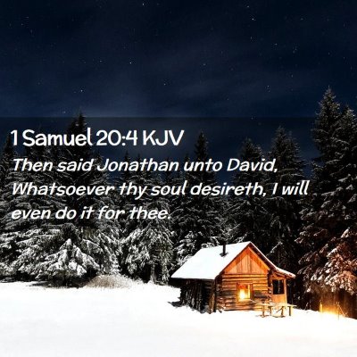 1 Samuel 20:4 KJV Free Bible Images