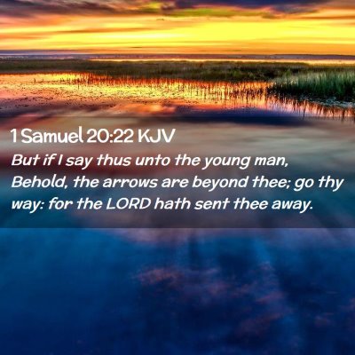 1 Samuel 20:22 KJV Free Bible Images