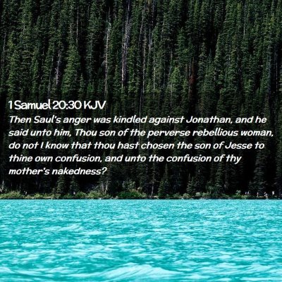 1 Samuel 20:30 KJV Free Bible Images